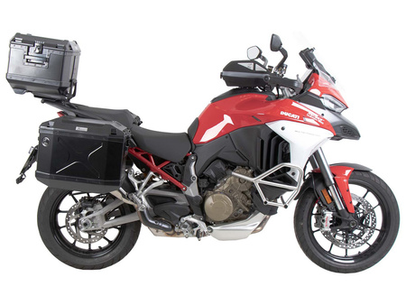Alurack top case carrier black for combination with original rear rack for Ducati Multistrada V4 / S / Pikes Peak / Rally / RS (2025-)