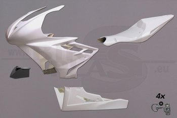 Komplet owiewek torowych Bikes Plast Triumph Daytona 675 2013-2017