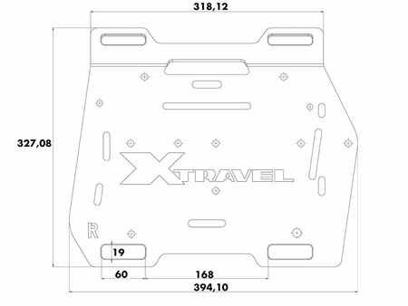 Xtravel Basic spare holding plate right side