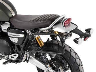 Sidecarrier one-sided left permanent mounted black for Triumph Scrambler 1200 XE (2024-)