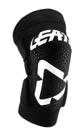  LEATT (2020) NAKOLANNIKI OCHRANIACZE KOLAN 3DF 5.0 KNEE GUARD BLACK KOLOR CZARNY/BIAŁY