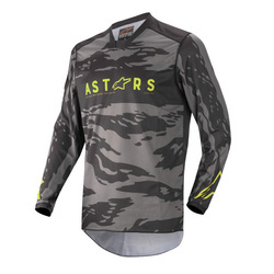 BLUZA ALPINESTARS RACER TACTICAL JUNIOR BLACK/GREY CAMO/FLUO YELLOW