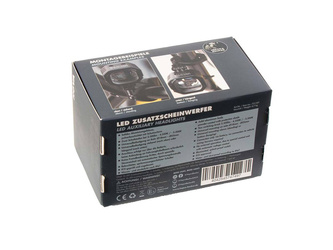 LED Auxiliary headlights "Nova" - Set for Ø25-32mm Crashbars | universal attachment