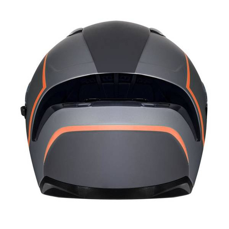 KASK OZONE INTEGRALNY SPRINT STRIPE MATTE BLACK/GREY/FLUO RED