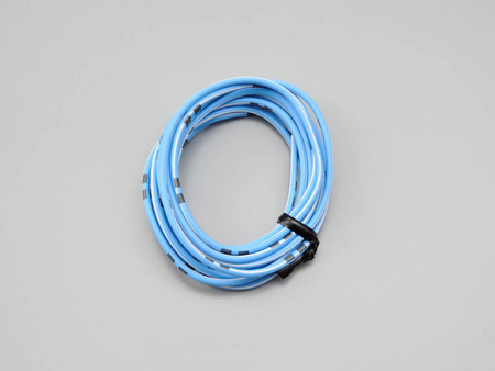 Przewód  AVS0.75  jasny niebieski/biały  2m
