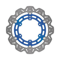 EBC Tarcza hamulcowa motocyklowa VR2128BLU VEE, niebieska