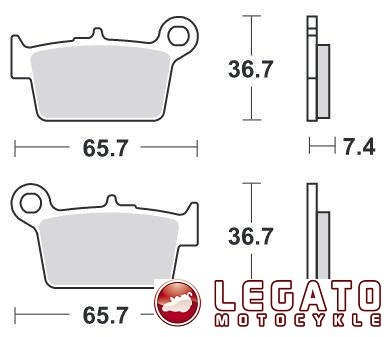 KLOCKI HAMULCOWE SBS 199 HF