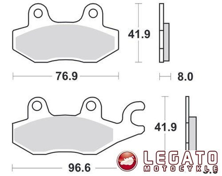 KLOCKI HAMULCOWE SBS 134 HF