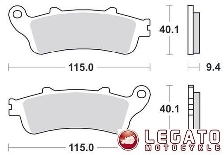 KLOCKI HAMULCOWE SBS 147 MS
