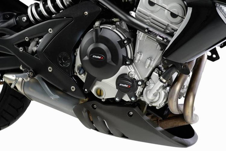 Pokrywy dekli silnika PUIG do Kawasaki ER-6N 06-16 Czarny (N) 20134N