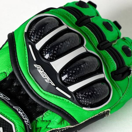 RĘKAWICE SKÓRZANE RST TRACTECH EVO 4 CE NEON GREEN/BLACK (2666)