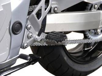 PODNÓŻKI STALOWE ZESTAW SREBRNE SW-MOTECH