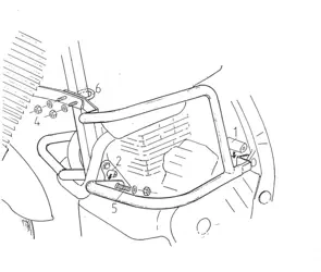 Honda NX 650 Dominator (1992-1994) Gmol silnika