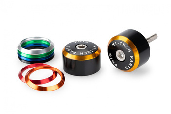 Końcówki kierownicy PUIG do Suzuki (różne modele, z pierścieniami) Czarny (N) 21693N