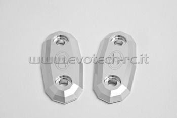 Zaślepki lusterek EVOTECH RC Suzuki srebrne