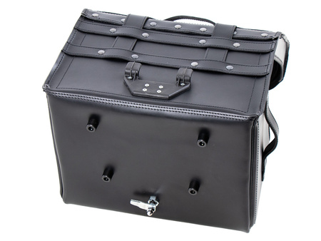 Rugged Chest leather rear bag
