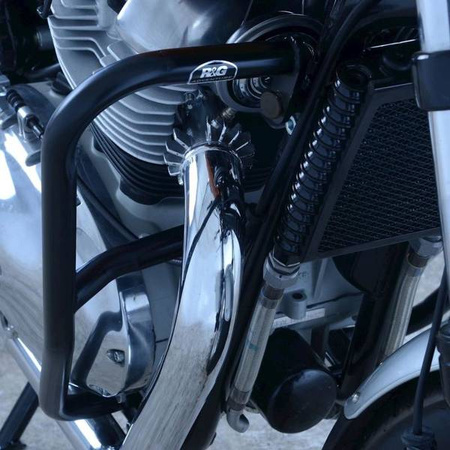 CRASHBAR/GMOL RG RACING ROYAL ENFIELD 650 INTERCEPTOR 19- / 650 CONTINENTAL GT 19- BLACK