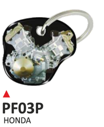 ONEDESIGN Dwustronny wypukły brelok na klucze bicilindro Honda