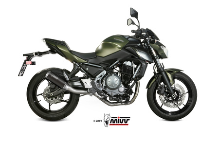 Mivv Układ wydechowy MK3 BLACK stal nierdzewna KAWASAKI Z650 2017-2023