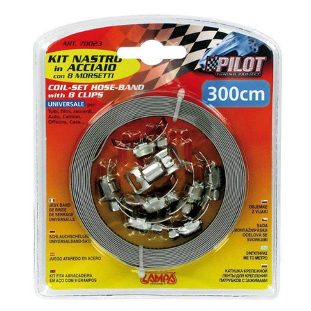70023 Zestaw opaska z 8 zaciskami 300 cm 