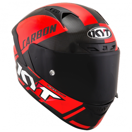Kask Motocyklowy KYT NX RACE CARBON RACE-D czerwony fluo 