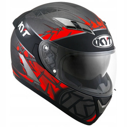 KASK KYT FALCON 2 RIFT CZERWONY/ANTRACYTOWY