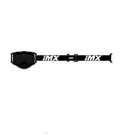 GOGLE IMX DUST BLACK MATT/WHITE - SZYBA DARK SMOKE + CLEAR (2 SZYBY W ZESTAWIE)