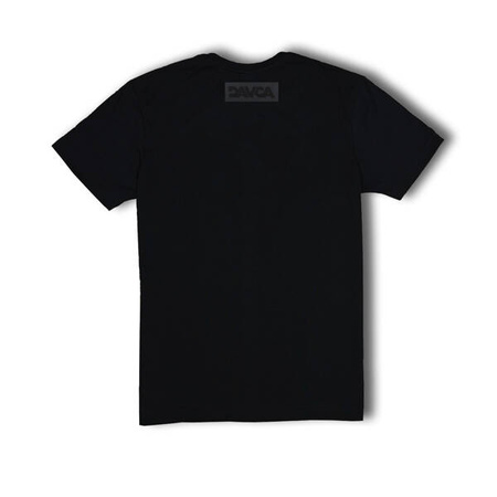 DAVCA T-shirt męski Black Matt logo