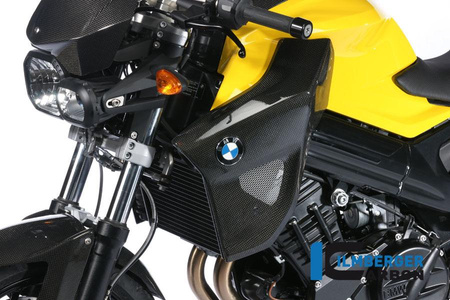 Osłona chłodnicy lewa - carbon BMW F 800 R (2009-2011) ILMBERGER WKL.003.F800R.K