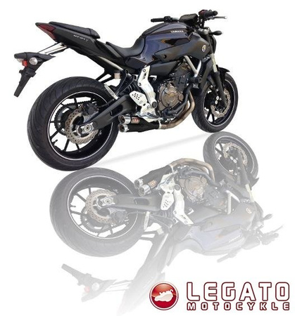 Tłumik końcowy Ixil Dual Hyperlow Black Yamaha MT-07 2014-2016