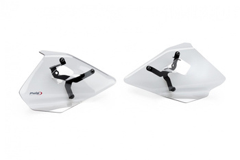 Deflektory boczne górne owiewki do BMW F850GS / R1200GS / R1250GS (do kierunkowskazów akcesoryjnych BMW LED) Przezroczysty (W) 20812W