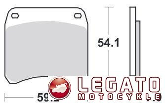KLOCKI HAMULCOWE SBS 698 HF