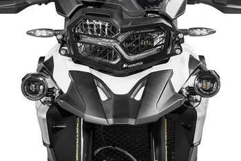 Zestaw pomocniczych reflektorów LED przeciwmgielne prawe/światło drogowe lewe do BMW F850GS / F750GS