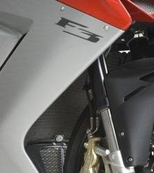 OSŁONA CHŁODNICY MV AGUSTA F3 BLACK