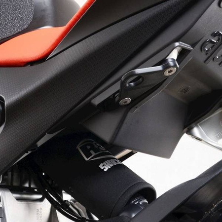 UCHWYTY NA PASY TRANSPORTOWE RG RACING 2 SZT APRILIA RS660 '21-, RS660 Factory '25- & Tuono 660 '21- '24 BLACK