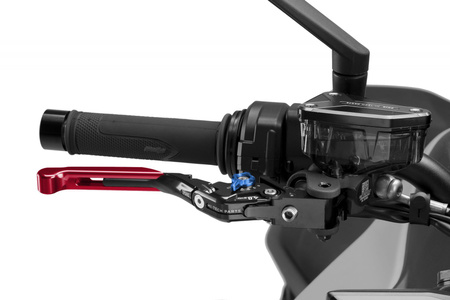 Regulowana dźwignia hamulca PUIG 4.0 EVO (przedłużana, wymaga adaptera) Czerwony (R) 414RNR