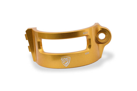 CNC RACING OBEJMA TYLNEGO ZBIORNIKA PŁYNU HAMULCOWEGO DUCATI MULTISTRADA V4, KOLOR ZŁOTY