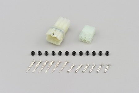 Zestaw wodoodpornych konektorów  6P  HM  męski i żeński