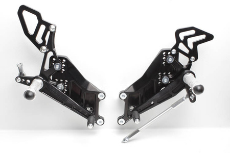 PP Tuning sportowe sety podnóżków Yamaha YZF-R3 2015-2025 Full Race