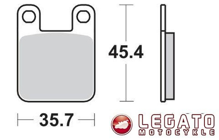 KLOCKI HAMULCOWE SBS 188 HF