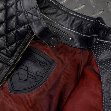 DAMSKA KURTKA MOTOCYKLOWA SKÓRZANA 4SR SCRAMBLER LADY PETROLEUM