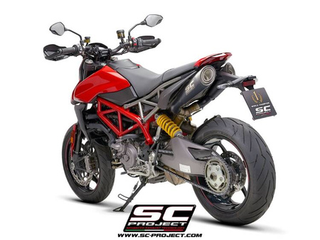 SC-Project tłumik końcowy S1 matt black tytan Ducati Hypermotard 950 - RVE - SP (2021 – 2024)
