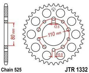 ZĘBATKA NAPĘDOWA JT TYŁ (525)