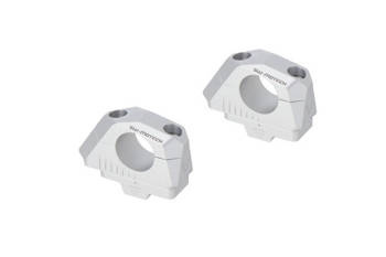 ZESTAW PODWYŻSZAJĄCY KIEROWNICĘ 32MM PODWYŻSZENIE 32MM PRZESUNIĘCIE 5/10/15/20/25/30MM SILVER