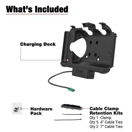 RAM-HOL-SAM60CPU USB-C Powered Dock dla tabletów Samsung Tab Active5 i Tab Active3