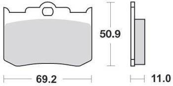 KLOCKI HAMULCOWE SBS 662 RS
