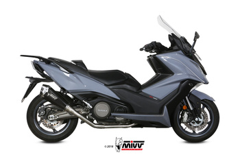 Mivv Układ wydechowy DELTA RACE BLACK stal nierdzewna KYMCO AK 550 2017-2020
