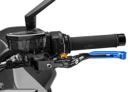 Regulowana dźwignia sprzęgła PUIG 4.0 EVO (przedłużana, wymaga adaptera) Niebieski (A) 424ANA