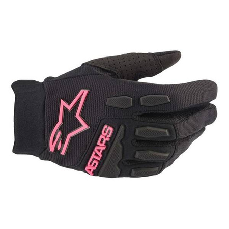 RĘKAWICE ALPINESTARS LADY STELLA FULL BORE BLACK/FLUO PINK