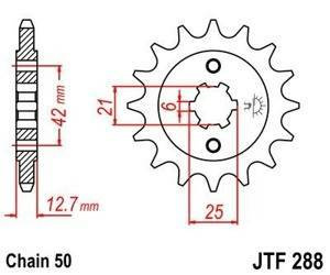 ZĘBATKA NAPĘDOWA JT PRZÓD (530)
